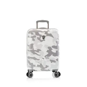 White Camo Hardside 21" Carry-On Luggage