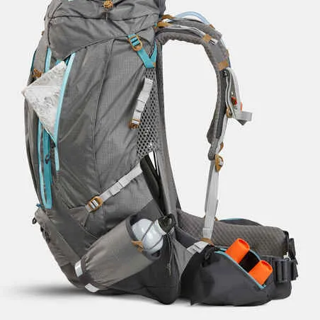 Women's trekking backpack 55 10 l - mt500 air