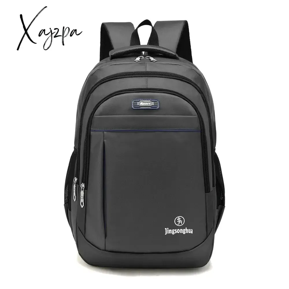 Xajzpa - High Capacity Backpack Men Backpack Oxford Male Travel Bag Backpacks Fashion Men and Women Designer Student Bag Laptop Bag